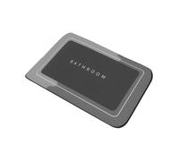 Tappetino assorbente - Pad del bagno a secco rapido, tappeto terrestre diatomaceo, design di assorbimento e igiene, impermeabile per sicure, accessorio per bagno premium, tappetino per la doccia