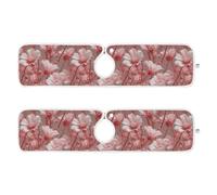 Tappetino assorbente per lavello da cucina riutilizzabile e decorato appeso lavello da cucina tappetino lavello lavello Splash Guard & Protezioni 59,9 cm -- Wasteland Punk Zinnia Blush Peach