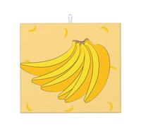 Tappetino assorbente per piano di lavoro della cucina con stampe di banane cartoni animati Tappetino assorbente e antiscivolo per stoviglie Lavello da cucina