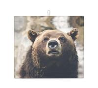 Tappetino assorbente per piano di lavoro della cucina stampato Bear in The Wild Tappetino di scarico compatibile con vari controsoffitti