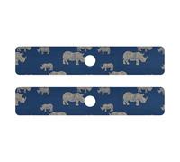 Tappetino assorbente per rubinetto diatomaceo per lavello da cucina, 2 pezzi, tappetino paraspruzzi per lavello paraspruzzi e protezioni 76,2 x 13,7 cm alla moda in legno Rhino Blu Ray