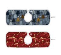 Tappetino assorbente per rubinetto per lavello da cucina riutilizzabile e decorato lavello appeso opaco Splash Guard & Protezioni 76,2 cm