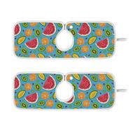 Tappetino assorbente per rubinetto per lavello da cucina, tappetino appendibile per bancone della cucina, previene l'accumulo di umidità, 59,9 cm, frutta ricca estate