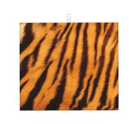 Tappetino assorbente per scolapiatti con stampa a righe tigre tappetino da bancone pieghevole riutilizzabile accessorio per lavello da cucina