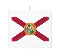 Tappetino assorbente per scolapiatti con stampa bandiera della Florida per piano di lavoro della cucina sottobicchiere da caffè presina Pad