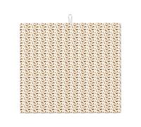 Tappetino assorbente per scolapiatti con stampa di cane Beagle, pieghevole, riutilizzabile, accessorio per lavello da cucina