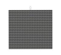 Tappetino assorbente per scolapiatti con stampa Torre Eiffel e nuvole, pieghevole, riutilizzabile, accessorio per lavello da cucina