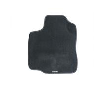 Simoni Racing TSC Modello C Tappetino Auto Anteriore Lato Guida, Tappetino Singolo in Moquette Nera, Bordo Nero