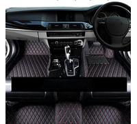 Tappetino Auto Per Jeep Per Grand Cherokee WK 2005~2010 Tappeto Protettivo Antisporco In Pelle Resistente Tapis Sur Tapis Voiture(RHD Black Red)