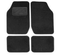 Tappetino Auto Smart, Set Universale 4 Pezzi, Tappetino Auto Nero