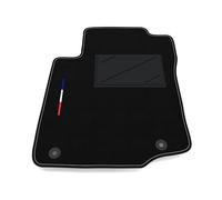 Tappetino Auto SOLO LATO GUIDA 1pz compatibile con CITROEN C1 2005-2014 - 2 ganci di fissaggio | 1 tappeto su misura in moquette, bandiera francia