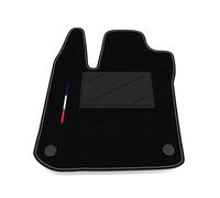 Tappetino Auto SOLO LATO GUIDA 1pz compatibile con Renault Twingo 3 2014-2025 | 1 tappeto su misura in moquette, bandiera francia
