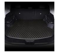 Tappetino Bagagliaio Auto Tappetino protettivo per bagagliaio posteriore in similpelle per Kia per Sportage 2014-2017, accessori interni per auto(Beige nero)