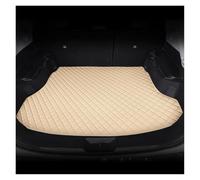 Tappetino Bagagliaio Auto Tappetino protettivo per bagagliaio posteriore in similpelle per Tesla per Model S 2014-2020, accessori interni per auto(Beige)