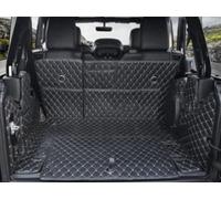 Tappetino Bagagliaio Per Jeep Per Wrangler JL 4 Porte 2022-2018 Tappetini Bagagliaio Di Un'auto Durevole Cargo Liner Boot Tappeti Per Wrangler 2021 Tappetino Baule(B Black with beige)