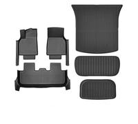 Tappetino Bagagliaio Per Tesla Per Modello Y Per Juniper 2025 TPE Pavimento Circondato Tappetini Protezione Davanzale Porta Anteriore Posteriore Cargo Liner Juni(6PCS Floor Trunk)
