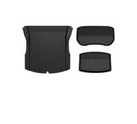 Tappetino Bagagliaio Tappetini Cargo Liner Tappetino Antiscivolo Impermeabile Tappetino In TPE Tappetini In Gomma Mano Sinistra/destra Per Tesla Per Modello 3 2024 Highland Vasca Baule(3pcs back sets)