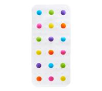 Tappetino Bagno Antiscivolo Bebè Pois Bianco