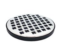 Tappetino Bar Tondo Nero in Acciaio Inox da 145 mm - The Bars