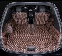 Tappetino baule auto Compatibile con C&adillac Per XT6 6 7 Posti 2020 2021 2022 Set Completo Tappetini Tronco Boot Tappeti Cargo Liner Lugg età Copertura Antiscivolo Protector Pad(1,6 Seats)