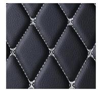 Tappetino Baule Per Ford Per Focus 2005-2011 2012-2018 2019 Tappetini Bagagliaio Auto Personalizzati In Pelle PU Dettagli Interni Tappeto Tutti I Modelli Tappetino Bagagliaio(Black white,2012-2018)