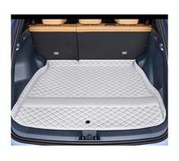 Tappetino Baule Per Geely Per Galaxy Per Starship 7 Per EM-i 2025 Car Boot Zerbino Baule Posteriore Liner Cargo Pavimento Pelle Tappeto Vassoio Tappetini Tappetino Bagagliaio(White mat,Lower)