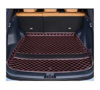 Tappetino Baule Per Geely Per Galaxy Per Starship 7 Per EM-i 2025 Car Boot Zerbino Baule Posteriore Liner Cargo Pavimento Pelle Tappeto Vassoio Tappetini Tappetino Bagagliaio(Black red mat,Lower)