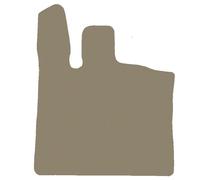 Tappetino BEIGE SCURO del conducente per Renault Captur II E-Tech Full ibrido 20
