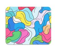 Tappetino colorato a forma astratta per asciugare i piatti, opaco, ad asciugatura rapida, assorbente, in terra di diatomee, accessori da cucina per piano di lavoro, 60 x 50 cm
