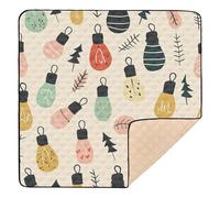 Tappetino colorato per attività fisica e attività per bambini, leggero, morbido, spesso, non tossico, pieghevole, per bambini, 127 x 127 cm