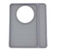 Tappetino compatibile con macchina da caffè Breville 870 880 Cafe, antiscivolo, 58 mm, compatibile con macchine Barista Express e caffettiere domestiche (grigio)