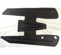 TAPPETINO COMPATIBILE CON VESPA 50cc nero in gomma rif.2 tappeto