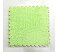 Tappetino componibile in Schiuma, 15 Pezzi, Morbido e Antiscivolo, Ideale per Camera da Letto e Soggiorno (Verde).