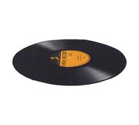Tappetino Con Musica Retrò Tappeto Vinile Rotondo Musicale Per Dischi