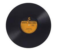 Tappetino Con Musica Retrò Tappeto Vinile Rotondo Musicale Per Dischi