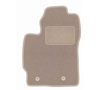 Tappetino conducente in moquette beige per: Toyota Auris I 2007-2012 hatchback