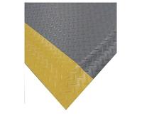 Tappetino conduttivo antistatico anti-fatica for uso industriale, spesso 20 mm, for garage, magazzino, banco da lavoro(Gray+Yellow,60x45x0.2cm)