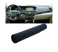 Tappetino Copertura cruscotto Auto Cruscotto Copertura Dash Zerbino Tenda Sole Antiscivolo Pad Interno Compatibile Con Kia Per Cadenza K7 2009 2010 2011 2012 2013 2014 2015(B LHD Black)