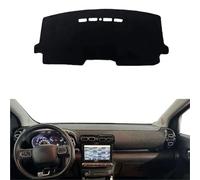 Tappetino Copertura cruscotto Per Citroen Per C3 Per C4 Per Aircross 2017-2022 LHD RHD Protezione Per Console Parasole Per Cruscotto Tappetino Per Cruscotto Tappeto(Red LHD With HUD)