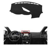 Tappetino Copri Cruscotto Auto per Ford Focus ST RS 2012-2018, Cruscotto Center Console Protezione Parasole Solare Antiscivolo Tappetino Accessori Interni,A/LHD