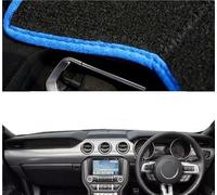 Tappetino Copri Cruscotto Copertura Cruscotto Auto Dashmat Pad Carpet Per Ford Per Mustang 6a Generazione 2015 2016 2017 2018 2019 RHD LHD Cruscotto Copertura(Blue RHD)