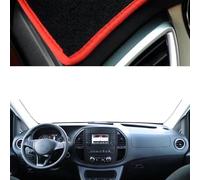 Tappetino Copri Cruscotto Copertura Cruscotto Auto Per Benz Per Vito III W447 2015 2016 2017 2018 2019 2020 Console Protector Dashmat Carpet Cruscotto Copertura(Red LHD)
