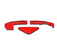 TAPPETINO COPRI CRUSCOTTO ECO PELLE RHD ROSSO PER SENSORE RENAULT T SLEEPER...