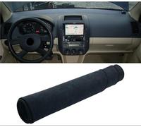 Tappetino Copri Cruscotto Per Per Polo 9N 9N3 MK4 2002 2003 2004 2005 2006 2007 2008 Copertura cruscotto auto Tappetino antiscivolo per evitare la luce Dash Covers(B Black)