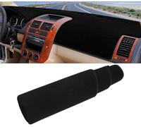 Tappetino Copri Cruscotto Per Per Polo 9N 9N3 MK4 2002 2003 2004 2005 2006 2007 2008 Copertura cruscotto auto Tappetino antiscivolo per evitare la luce Dash Covers(A Black Side)