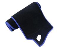 Tappetino Copri Cruscotto Per Peugeot 208 2012 2013 2014 2015 2016 2017 2018 2019 Tappetino Cruscotto Rilievo Copertura Parasole Dash Zerbino Tappeto Cruscotto Copertura(B Blue Edge,Lhd)