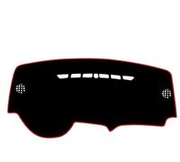 Tappetino Copri Cruscotto Tappetino Antiscivolo Cruscotto Auto Evita Luci Tappetini Strumenti Per Peugeot 3008 2008 2009 2010 2011 2012 2013 2014 2015(Red side)
