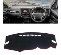 Tappetino Copri Cruscotto Tappetino Copri Cruscotto Auto, Parasole Per Mitsubishi Per Outlander 3 2013 2014 2015 2016 2017 2018 2019 2020 2021 Cruscotto Copertura(RHD Red Side)