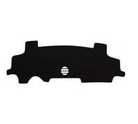Tappetino Cruscotto Auto Per Per Aygo 2005-2014 LHD RHD Guida A Mano Auto Interno Cruscotto Copertura Dash Zerbino Tappeto Mantello Cuscino Antiscivolo Zerbino S(Black Edge LHD)