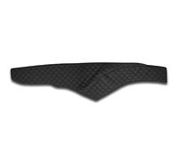 TAPPETINO CRUSCOTTO ECO PELLE NERO COPERTURA PANNELLO PER CAMION MERCEDES...